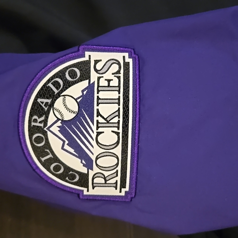 Nike MLB Colorado Rockies Official Dugout Baseball Jacket Size L - Picture 6 of 12